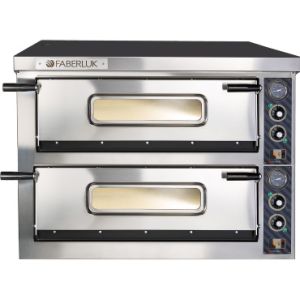 FABERLUK ΦΟΥΡΝΟΣ ΠΙΤΣΑΣ ΗΛΕΚΤΡΙΚΟΣ ΔΙΠΛΟΣ Φ36ΕΚ PIZZA HOTN24 N2C4