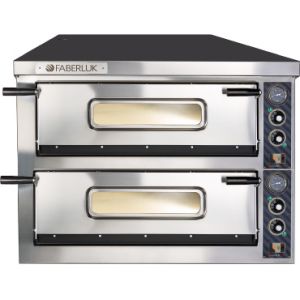 FABERLUK ΦΟΥΡΝΟΣ ΠΙΤΣΑΣ ΗΛΕΚΤΡΙΚΟΣ ΔΙΠΛΟΣ Φ36ΕΚ PIZZA HOTN26 N2C6