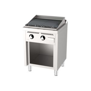 FAINCA GRILL (ΓΚΡΙΛ) ΔΙΠΛΟ ΕΠΙΔΑΠΕΔΙΟ  ΜΕ ΕΡΜΑΡΙΟ ΚΑΙ ΗΦΑΙΣΤΕΙΑΚΕΣ ΠΕΤΡΕΣ B6006E