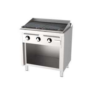 FAINCA GRILL(ΓΚΡΙΛ) ΤΡΙΠΛΟ ΕΠΙΔΑΠΕΔΙΟ ΜΕ ΕΡΜΑΡΙΟ ΜΕ ΗΦΑΙΣΤΕΙΑΚΕΣ ΠΕΤΡΕΣ ΣΕΙΡΑ 600 B6008E