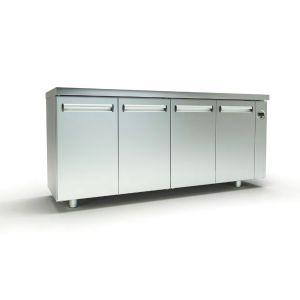 INOX DOBROS ΕΠΑΓΓΕΛΜΑΤΙΚΟ ΨΥΓΕΙΟ ΠΑΓΚΟΣ ΣΥΝΤΗΡΗΣΗ 70ΑΡΙ ΜΕ ΤΕΣΣΕΡΙΣ ΠΟΡΤΕΣ ΧΩΡΙΣ ΨΥΚΤΙΚΟ ΜΗΧΑΝΗΜΑ