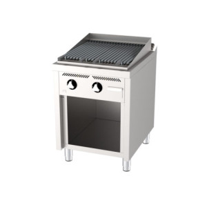FAINCA GRILL (ΓΚΡΙΛ) ΔΙΠΛΟ ΕΠΙΔΑΠΕΔΙΟ ΜΕ ΕΡΜΑΡΙΟ ΚΑΙ ΗΦΑΙΣΤΕΙΑΚΕΣ ΠΕΤΡΕΣ B7506E