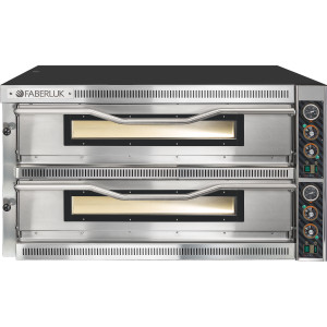 FABERLUK ΦΟΥΡΝΟΣ ΠΙΤΣΑΣ ΗΛΕΚΤΡΙΚΟΣ ΔΙΠΛΟΣ Φ36ΕΚ PIZZA HOTN26L NL2C6