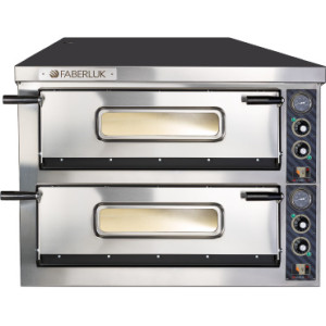 FABERLUK ΦΟΥΡΝΟΣ ΠΙΤΣΑΣ ΗΛΕΚΤΡΙΚΟΣ ΔΙΠΛΟΣ Φ36ΕΚ PIZZA HOTN26 N2C6