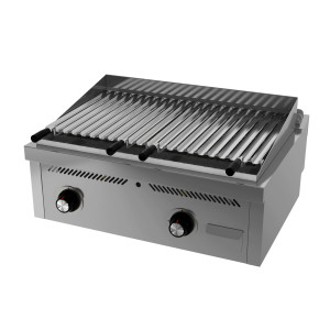 FAINCA GRILL (ΓΚΡΙΛ) ΔΙΠΛΟ ΑΕΡΙΟΥ ΕΠΙΤΡΑΠΕΖΙΟ ΜΕ ΗΦΑΙΣΤΕΙΑΚΕΣ ΠΕΤΡΕΣ ΣΕΙΡΑ 600 B6008S