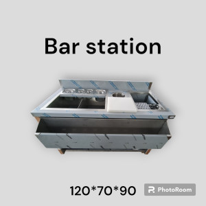 BAR STATION ΟΥΔΕΤΕΡΟ 1.20*70*86